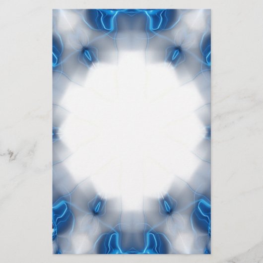 Blauwe diamanten briefpapier (Voorkant)