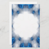 Blauwe diamanten briefpapier (Voorkant / Achterkant)