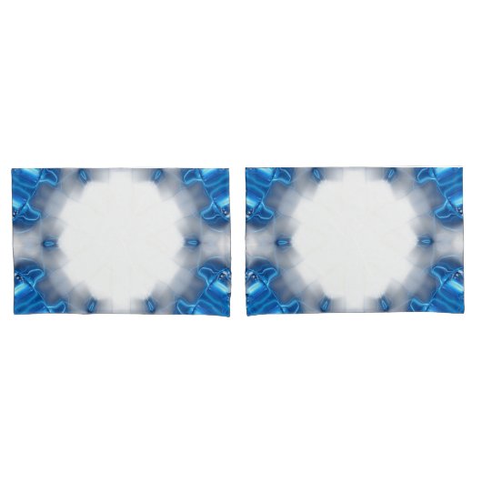 Blauwe diamanten kussensloop (Voorkant-Set)