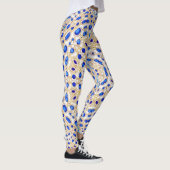 Blauwe diamanten leggings (Rechts)