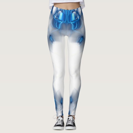 Blauwe diamanten leggings (Voorkant)
