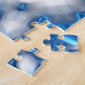 Blauwe diamanten legpuzzel (Zijkant)