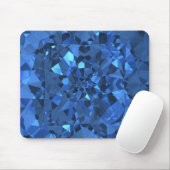 Blauwe diamanten muismat (Met muis)
