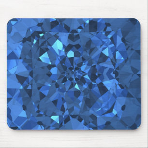 Blauwe diamanten muismat