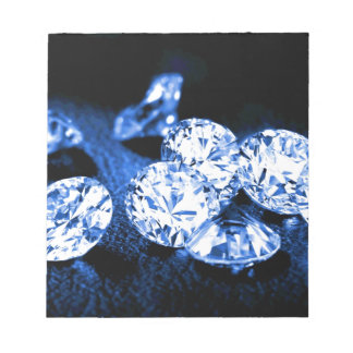 Blauwe diamanten notitieblok
