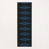 blauwe diamanten yogamat (Voorkant)