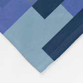 Blauwe digitale camouflage fleece deken (Hoek)