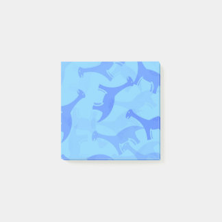 Blauwe Dinosaurus Post-it-briefjes Post-it® Notes
