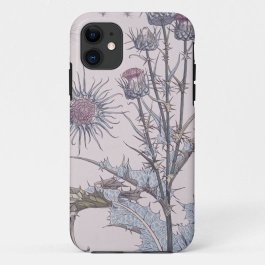 blauwe distel Case-Mate iPhone case (Achterkant)