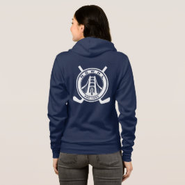 Blauwe divisie Zip Hoodie
