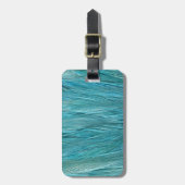 Blauwe doezelaar bagagelabel (Voorkant verticaal)