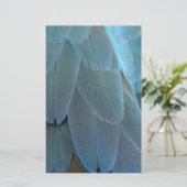 Blauwe doezelaar briefpapier (Staand voorkant)