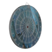 Blauwe doezelaar dartbord (Voorkant Links)