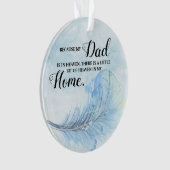 Blauwe doezelaar | Kerstaire kerstboom Ornament (voorkant)