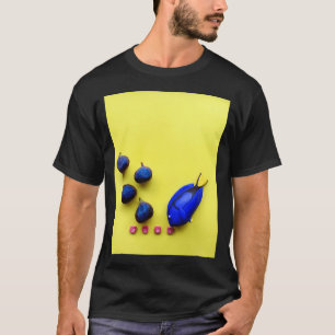 Blauwe doktersvis school t-shirt