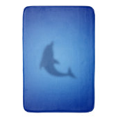 Blauwe dolfijn badmat (Voorkant Verticaal)