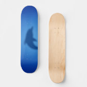 Blauwe dolfijn skateboard (Voorkant)