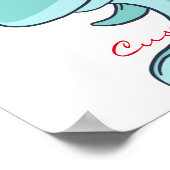 Blauwe dolfijnen Leaping Thunder_Cove Poster (Hoek)