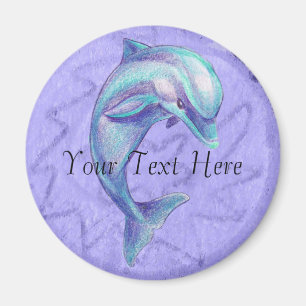 Blauwe dolfijnmagneten magneet