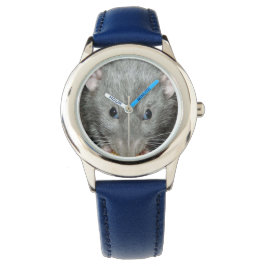 Blauwe dombo rat polshorloge horloge