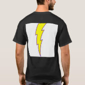 blauwe donder t-shirt (Achterkant)