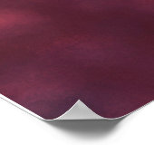 Blauwe dongbloesem poster (Hoek)