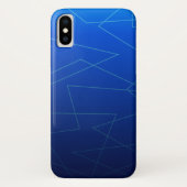 Blauwe donkeromber Case-Mate iPhone case (Achterkant)