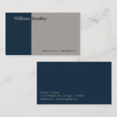 Blauwe doos IIa Visitekaartje (Voorkant / Achterkant)