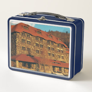 Blauwe doos met Grove Park Inn Foto