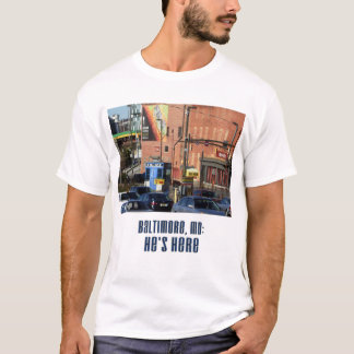 Blauwe doos t-shirt