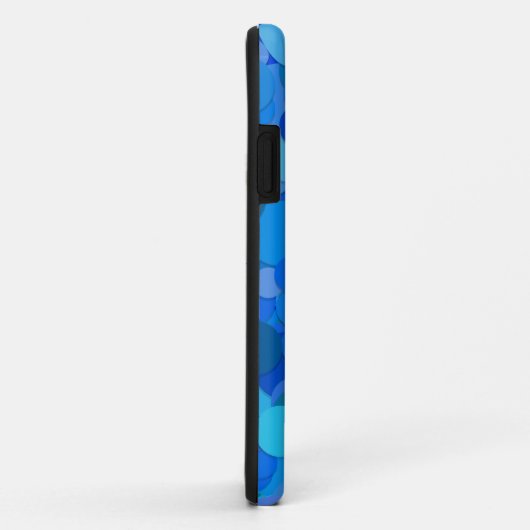 blauwe dot confetti telefooncel Case-Mate iPhone case (Achterkant/rechts)