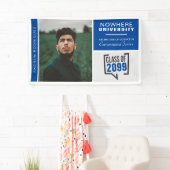 Blauwe dozen en foto-Afstuderen banner (Insitu)