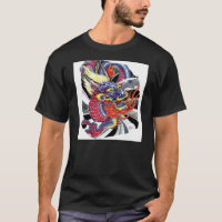 Blauwe draak - Japans ontwerp van het Tattoo