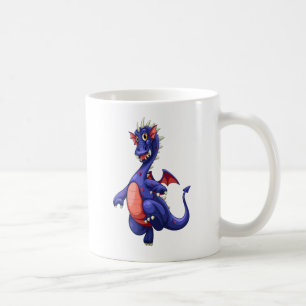 Blauwe draak koffiemok