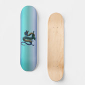 Blauwe draak skateboard (Voorkant)