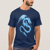 Blauwe draak t-shirt (Voorkant)