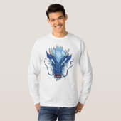 Blauwe draak t-shirt (Voorkant volledig)