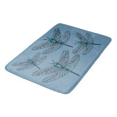 Blauwe dragonfly g Bath Mat (Gekanteld)