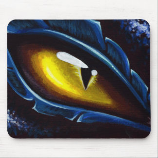 Blauwe drakenoog muismat