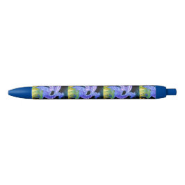 Blauwe drakenpen blauwe inkt pen