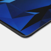 blauwe driehoekige luchtspiegeling bureaumat (Hoek)