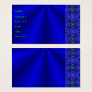 Blauwe dromen visitekaartjes