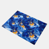 Blauwe droom, Rozen Floral Pattern Deurklep Deurmat (Schuin)