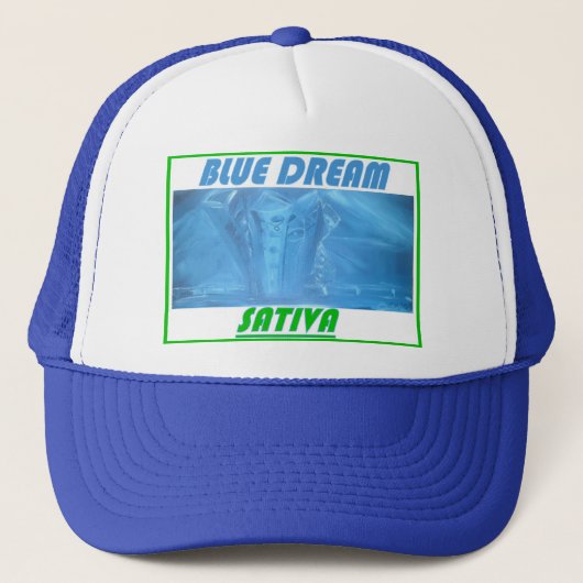 BLAUWE DROOM SATIVA TRUCKER PET (Voorkant)