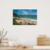 Blauwe droom van Sky Poster (Keuken)