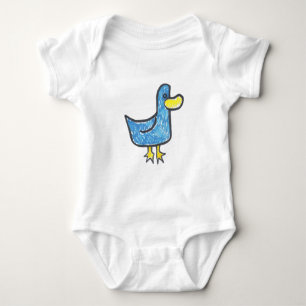 Blauwe Duck is Quacktastic Romper
