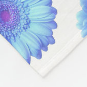 Blauwe duitvis fleece deken (Hoek)