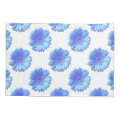 Blauwe duitvis kussensloop (Achterkant)