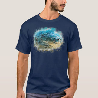 Blauwe dwergggourami Colisa lalia T-shirt