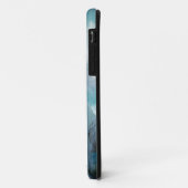 blauwe eenhoorn Case-Mate iPhone case (Achterkant/links)